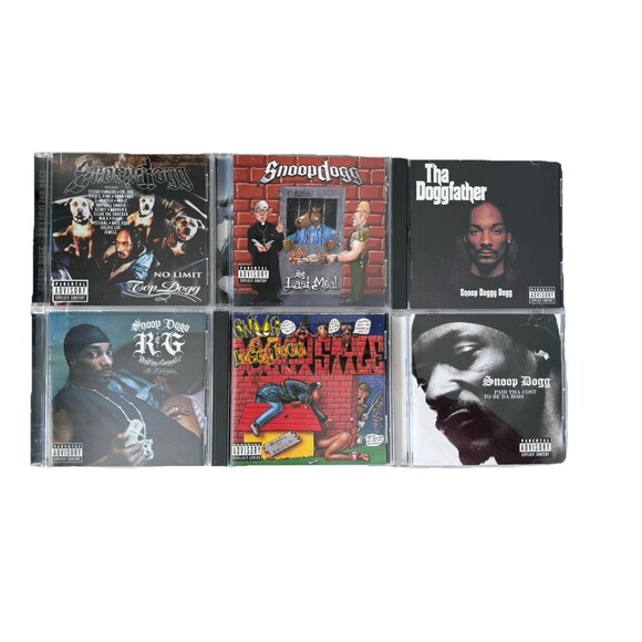 6 CD Lot Of Snoop Doggy Dog: Doggystyle The Last Meal The doggfather R&G Etc